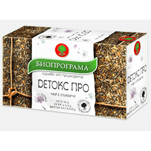 TEA Detox Pro 20 filter bags Bioprograma UK