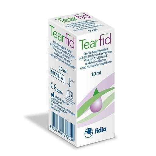 TEARFID eye drops 10 ml liposomes, vitamin A, E, amino acids