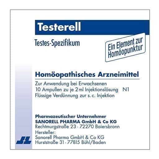 TESTERELL Ampoules 10X2 ml aphrodisiac Damiana, Turnera diffusa UK