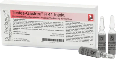 TESTES GASTREU R 41 Inject ampoules - UKDorf 