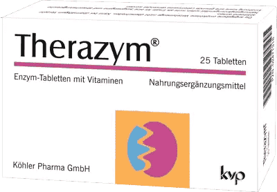 THERAZYM, bromelain, pancreatin, papain, thiamine UK