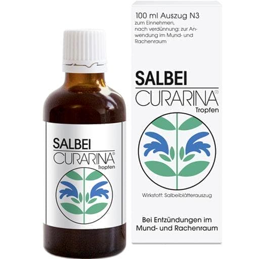 Throat inflammation cure, throat sweating, inflamed back of mouth, SAGE CURARINA drops - UKDorf 