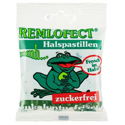 Throat pastilles, REMLOFECT, sugar-free eucalypt.fresh - UKDorf 