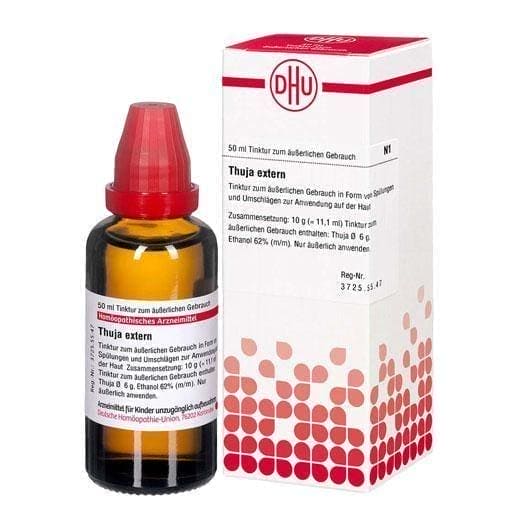 Thuja occidentalis EXTERNAL tincture UK