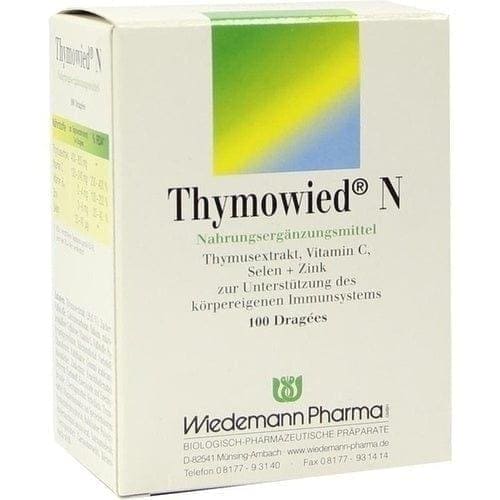Thymus extract, vitamin C, B6, selenium, zinc, THYMOWIED N Dragees - UKDorf 