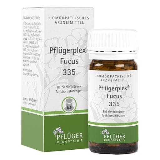 Thyroid dysfunction, PFLUEGERPLEX Fucus 335 tablets - UKDorf 