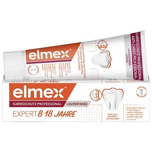 Toothpaste ELMEX CARIES PROTECTION PROFESSIONAL + Braces Expert - UKDorf 