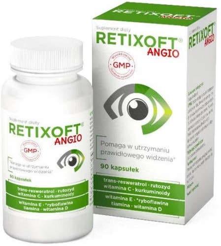 Trans-resveratrol, curcuminoids, Retixoft Angio - UKDorf 