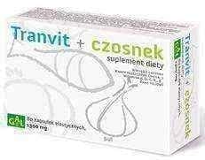 Tranvit + Garlic 1300mg x 80 capsules UK