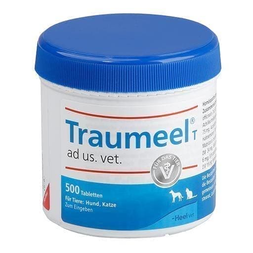 TRAUMEEL T ad us.vet. tablets 500 pc UK