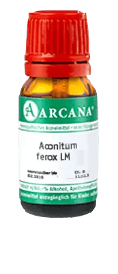 Treat treatment resistant anxiety, treating fear of holes, ACONITUM FEROX LM 1 Dilution - UKDorf 
