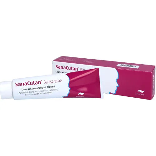 treat eczema and skin inflammations SANACUTAN Base Cream 150 g