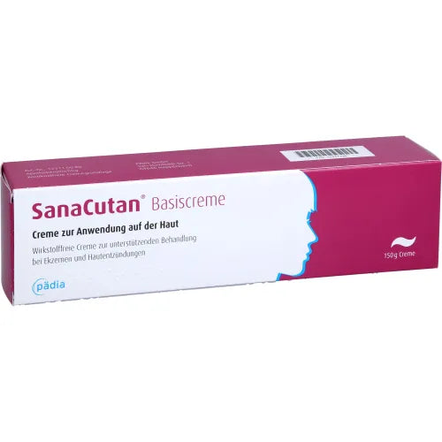 treat eczema and skin inflammations SANACUTAN Base Cream 150 g