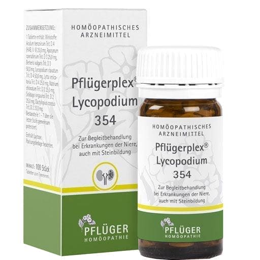 Treatment for kidney disease, stones formation, PFLUEGERPLEX Lycopodium 354 tablets - UKDorf 