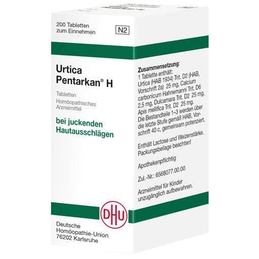 Treatment gout, joint pain, urticaria, allergy, itching, insect bites, burns, URTICA PENTARKAN H tablets - UKDorf 