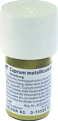Treatment of convulsions and epilepsy, CUPRUM METALLICUM praep.D 12 Trituration - UKDorf 