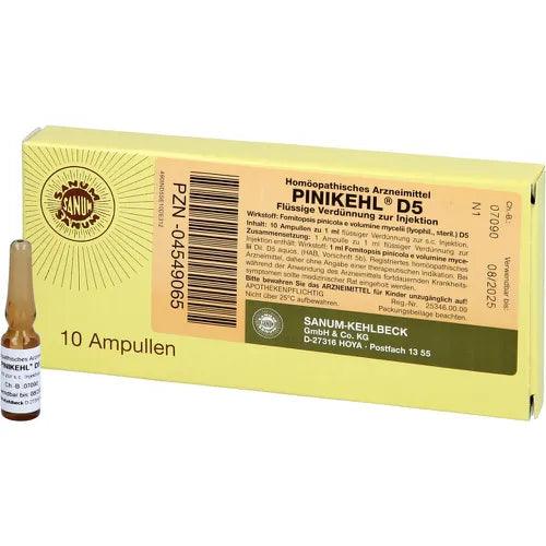 Treatment of headaches, nausea, liver disease, PINIKEHL ampoules D 5 - UKDorf 