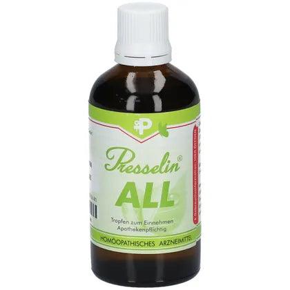 Treatment of pulmonary disease, asthma, rheumatism, eczema, PRESSELIN ALL oral drops - UKDorf 