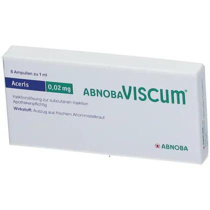 Treatment of tumor diseases, ABNOBAVISCUM Aceris 0.02 mg ampoules - UKDorf 