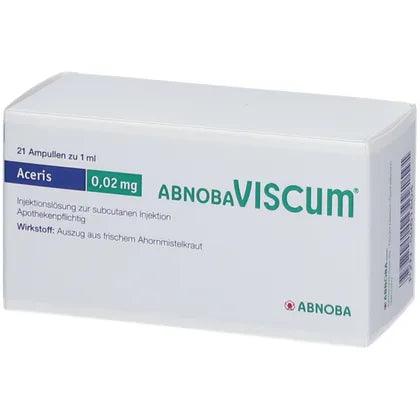 Treatment of tumor diseases, ABNOBAVISCUM Aceris 0.02 mg ampoules - UKDorf 