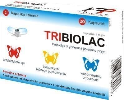 TRIBIOLAC x 20 capsules, probiotics for children UK