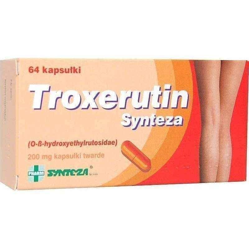 Troxerutin x 64 capsules, lymphatic system diseases, leg cramps at night UK