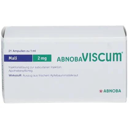 Tumor diseases, mistletoe, ABNOBAVISCUM Mali 2 mg ampoules - UKDorf 