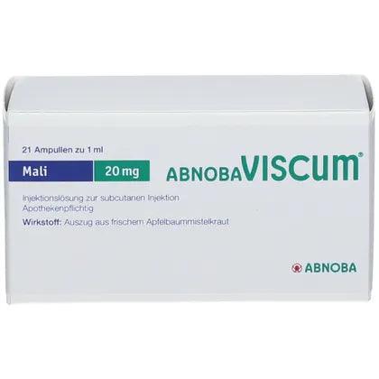 Tumor diseases, mistletoe, ABNOBAVISCUM Mali 20 mg ampoules - UKDorf 