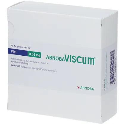 Tumor, treatment of tumor diseases, ABNOBAVISCUM Pini 0.02 mg ampoules - UKDorf 