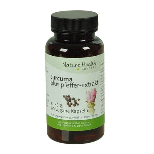 Turmeric benefits, CURCUMA PLUS pepper extract, VEGAN - UKDorf 