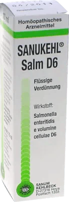 Typhoid treatment, SANUKEHL Salm D 6 drops - UKDorf 