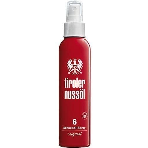 TYROLEAN NUSSÖL original sun oil spray waterproof SPF 6 UK