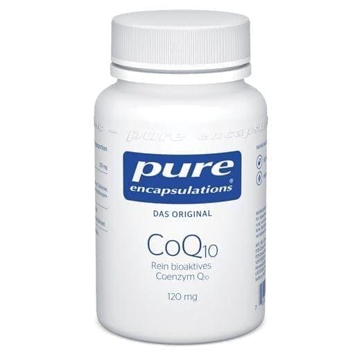 Ubidecarenone, PURE ENCAPSULATIONS CoQ10 120 mg capsules - UKDorf 