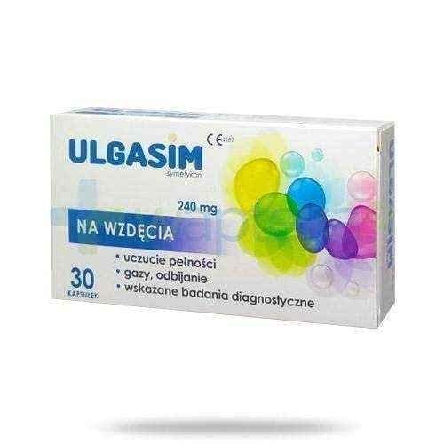 Ulgasim bloating x 30 capsules UK