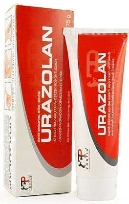 Urazolan gel, aluminum acetate gel, bruises, sprains, burns, bruises, insect bites UK