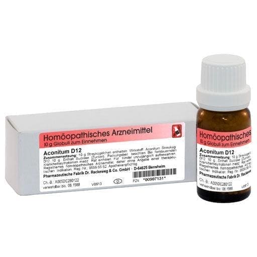 Urinary tract infection, otitis media, Aconitum napellus, ACONITUM D 12 globules - UKDorf 