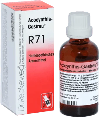 Urinary tract infection, otitis media, influenza, ACOCYNTHIS-Gastreu R71 mixture - UKDorf 