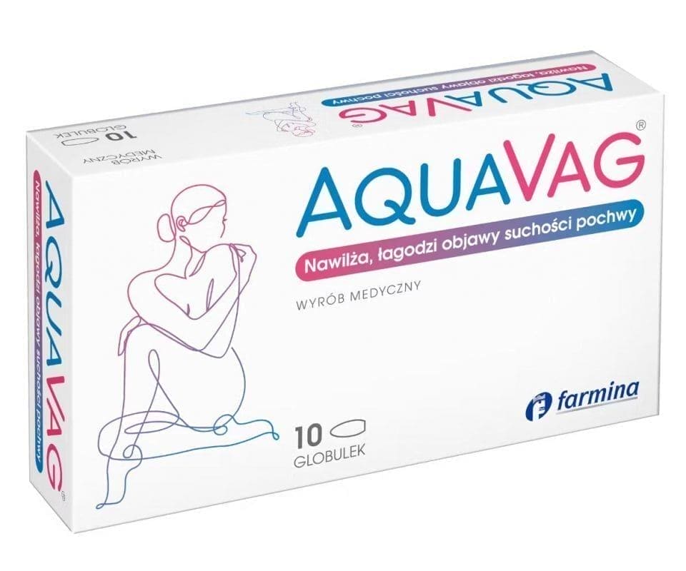 Vaginal dryness in menopause, Vaginal pessary, Aquavag 10 vaginal pessaries - UKDorf 