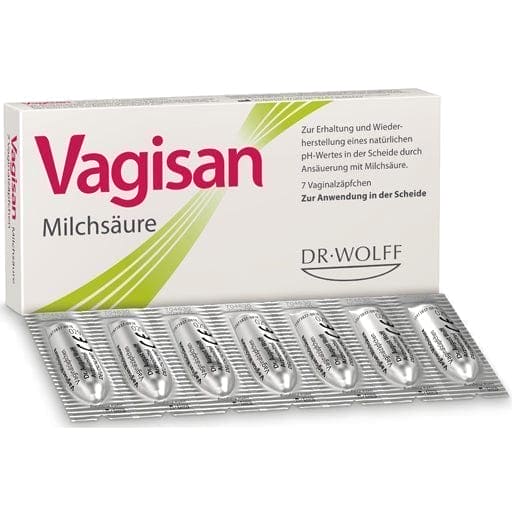 Vaginal infection treatment, Chronic bacterial vaginosis, VAGISAN lactic acid vaginal suppositories - UKDorf 