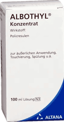 Vaginal inflammation, Policresulen, ALBOTHYL concentrate - UKDorf 