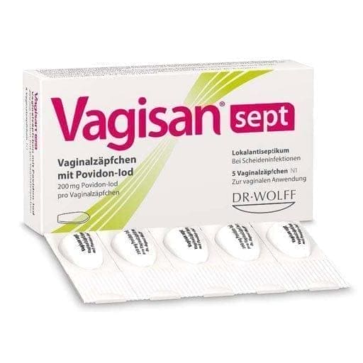 VAGISAN sept vaginal suppositories with povidone iodine - UKDorf 
