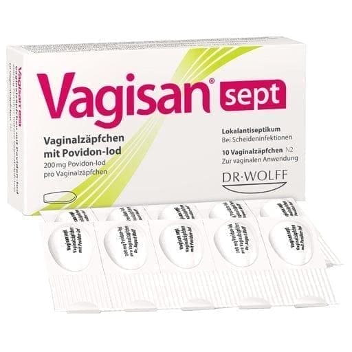 VAGISAN sept vaginal suppositories with povidone iodine - UKDorf 