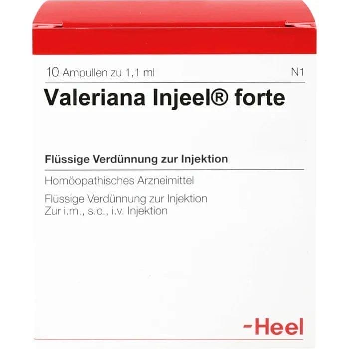 VALERIANA INJEEL forte, unrest, insomnia, the consequences of excitation, overwork - UKDorf 
