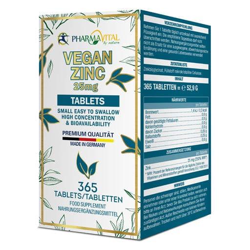 VEGAN ZINC 25 mg tablets - UKDorf 