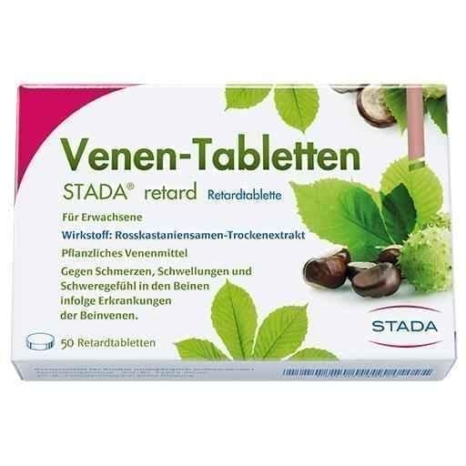 VEIN TABLETS STADA retard 50 pc UK
