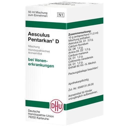 Venous diseases, Varicose veins, AESCULUS PENTARKAN D Mixture - UKDorf 