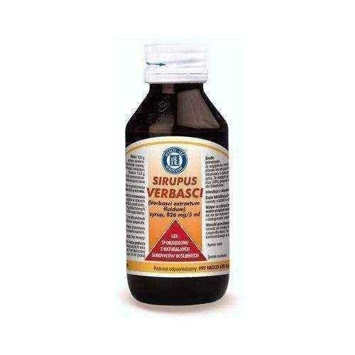 Verbasci syrup 125g pharyngitis treatment UK