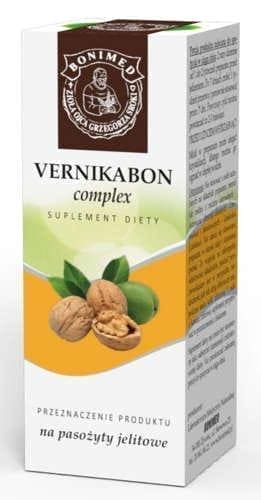VERNIKABON Complex syrup, honey and herbal sugar, digestive system diseases UK