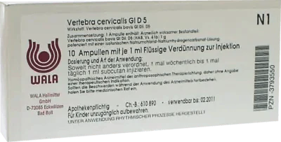 VERTEBRA cervicalis GL D 5 ampoules - UKDorf 
