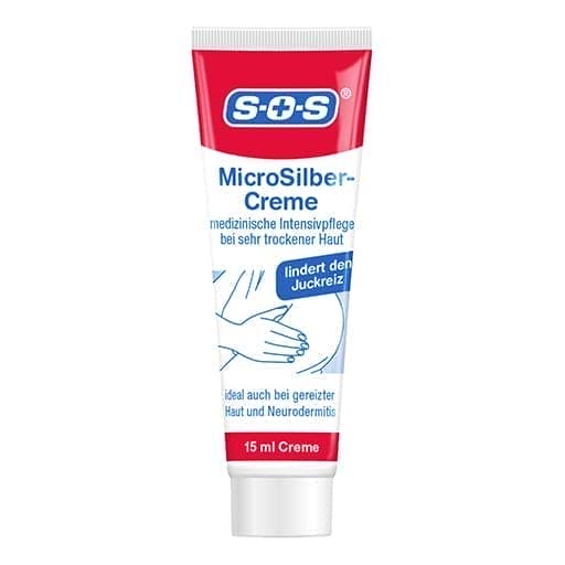 Very dry, irritated skin and neurodermatitis, SOS MICROSILVER cream - UKDorf 